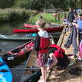 Camping at Three Rivers, Geldeston, Norfolk - 5th September 2020, We moor up at Geldeston Lock