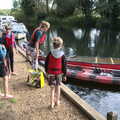 Camping at Three Rivers, Geldeston, Norfolk - 5th September 2020, We prepare to reboard our river craft