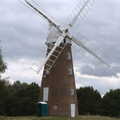 Camping at Three Rivers, Geldeston, Norfolk - 5th September 2020, Billingford Windmill is now full re-sailed