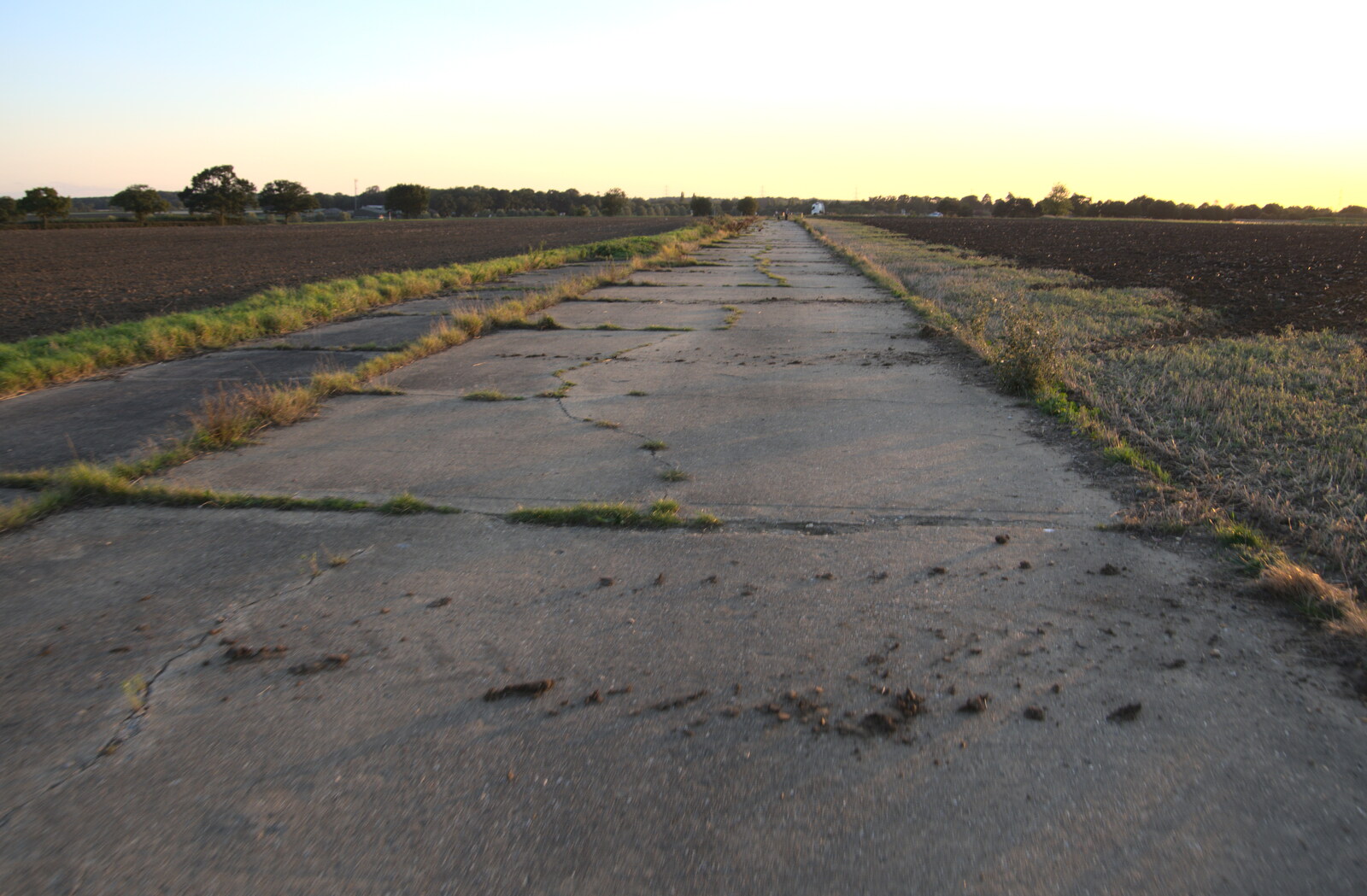 One of the taxi routes, half the width it was from Cycling Eye Airfield and Station 119, Eye, Suffolk - 9th September 2020