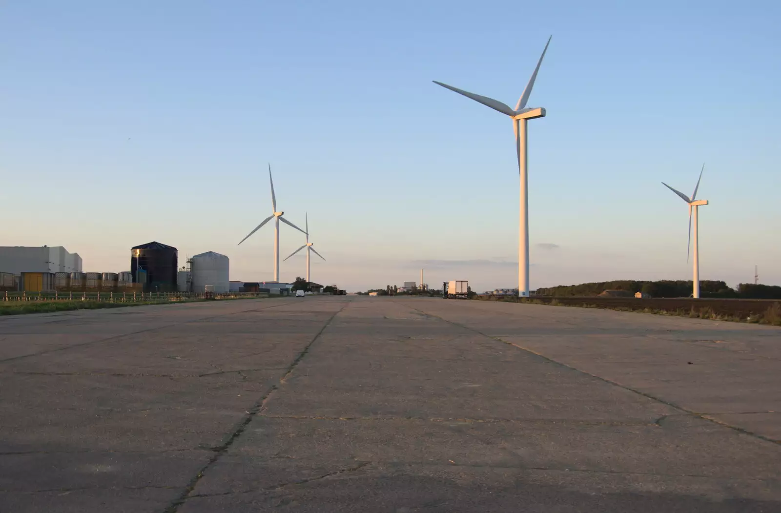 The main runway, from Cycling Eye Airfield and Station 119, Eye, Suffolk - 9th September 2020