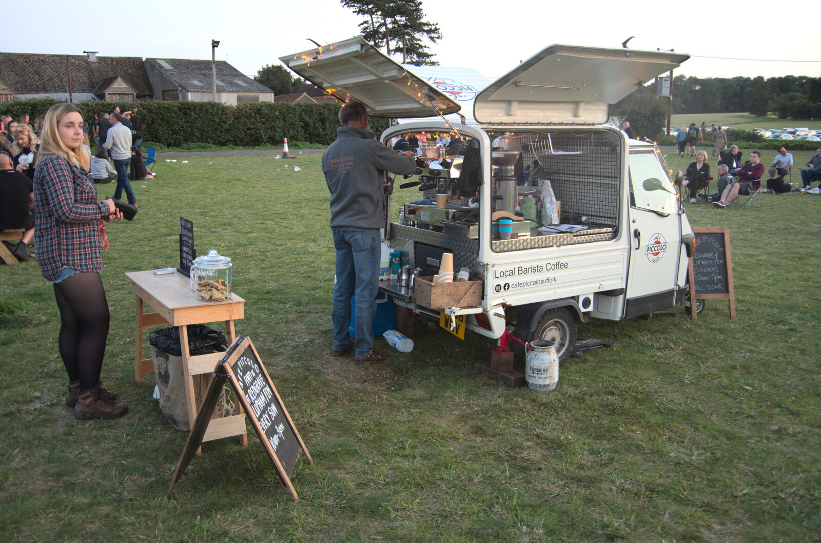 A micro coffee van from Star Wing's Hops and Hogs Festival, Redgrave, Suffolk - 12th September 2020