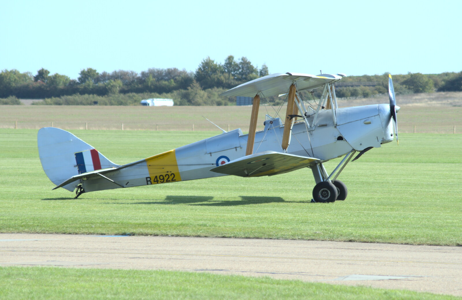 Tiger Moth R4922 from The Duxford Dash, IWM Duxford, Cambridge - 13th September 2020