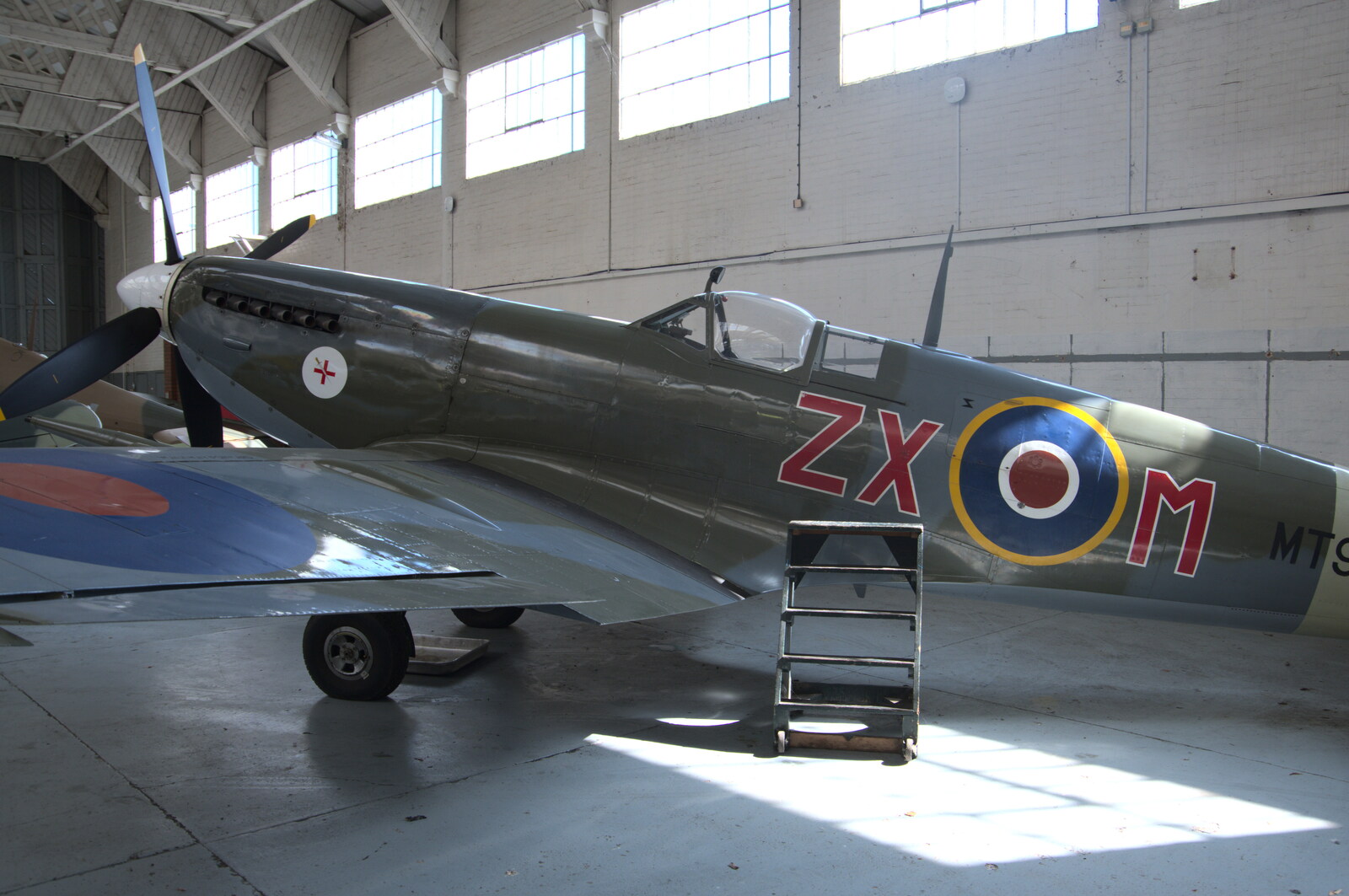 Spitfire ZX-M (MT928) from The Duxford Dash, IWM Duxford, Cambridge - 13th September 2020