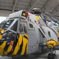 2020 A Seaking helicopter with tiger stripes