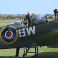 2020 A 90-something bloke climbs in to the Spitfire