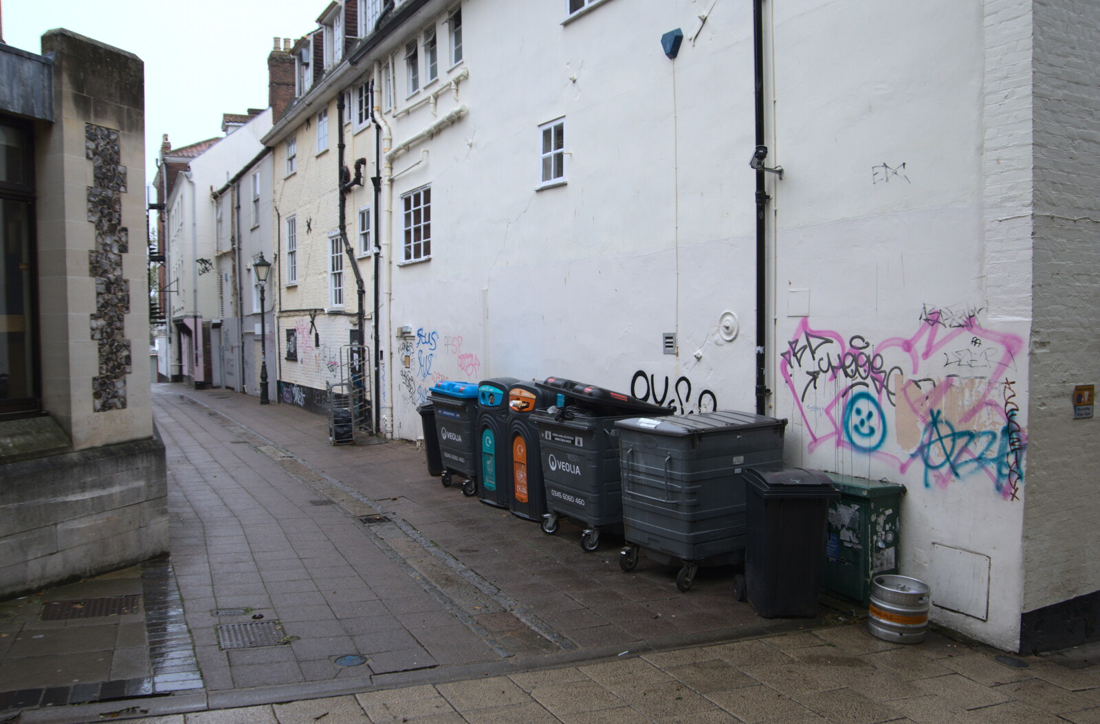 Graffiti Alley by Haymarket from A Trip to Norwich, Norfolk - 27th September 2020
