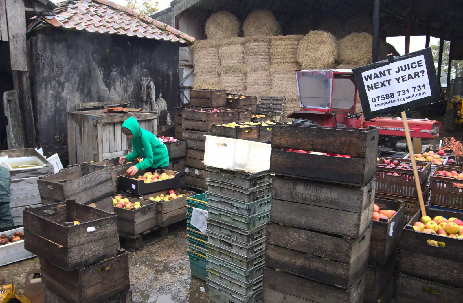 An advert for a replacement presser, from Trevor's Last Apple Pressing, Carleton Rode and Shelfanger, Norfolk - 18th October 2020