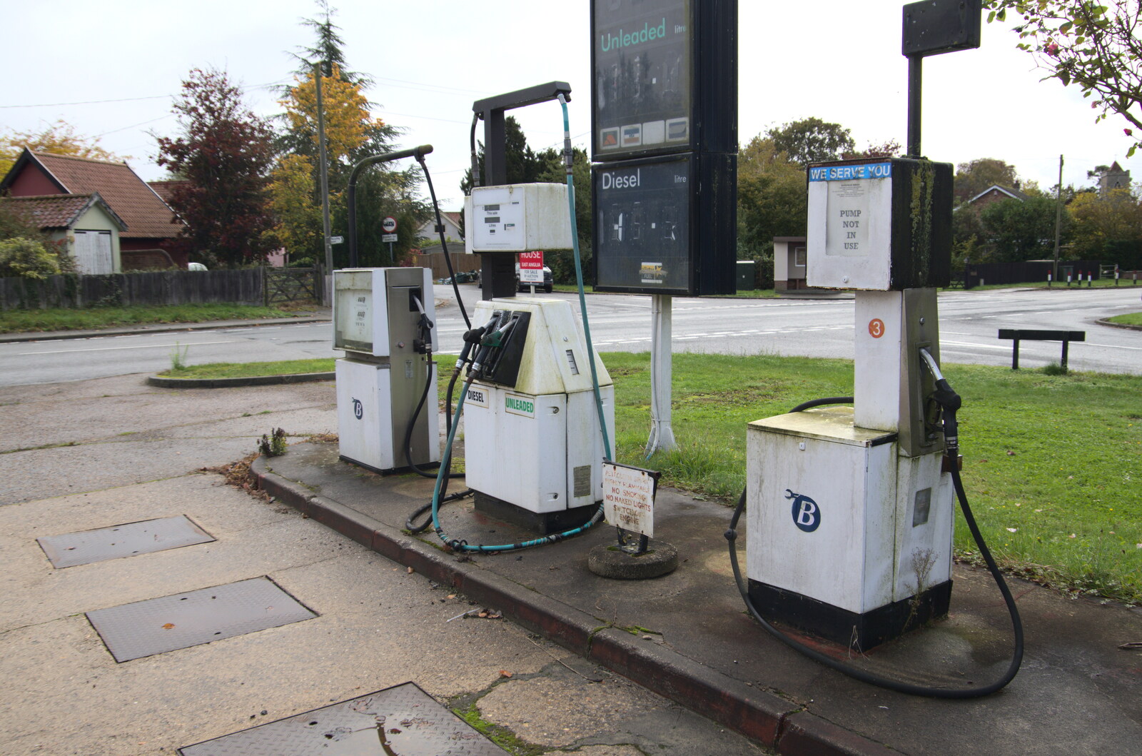 These pumps are not in use from Trevor's Last Apple Pressing, Carleton Rode and Shelfanger, Norfolk - 18th October 2020