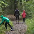 Fred picks something up, A Walk Around Thornham Estate, Thornham Magna, Suffolk - 18th October 2020