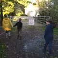 We reach the gate on the Avenue, A Walk Around the Avenue, Brome, Suffolk - 25th October 2020