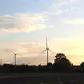 The wind turbines of Eye Airfield, A Walk Around the Avenue, Brome, Suffolk - 25th October 2020