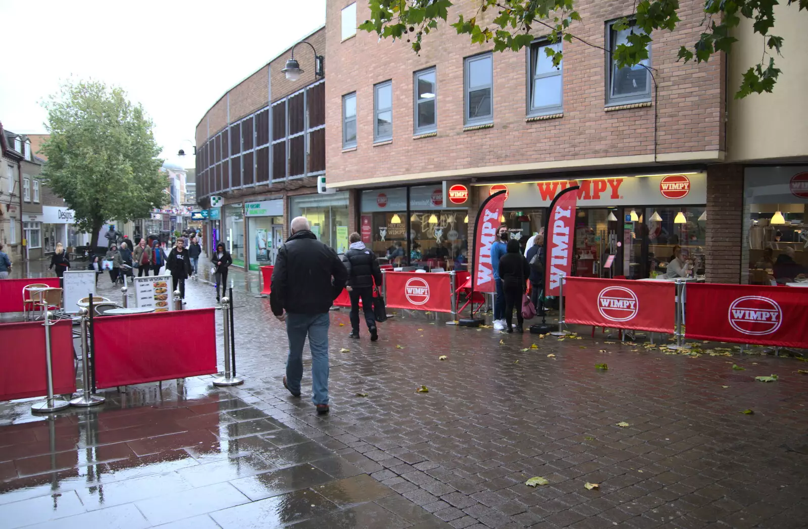 Kings Lynn has an actual Wimpy, from A Postcard From Kings Lynn and "Sunny Hunny" Hunstanton, Norfolk - 31st October 2020