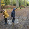 2020 Fred and Harry splash about in puddles