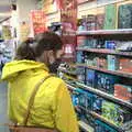 Isobel looks at board games, Isobel's Birthday, Woodbridge, Suffolk - 2nd November 2020