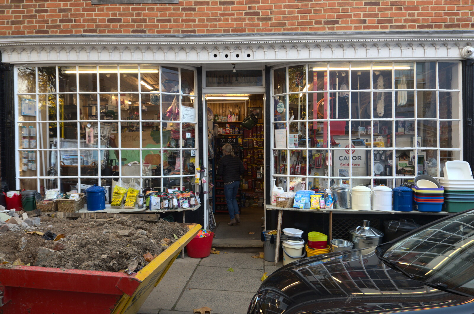 Cool old-school hardware shop on Church Street from Isobel's Birthday, Woodbridge, Suffolk - 2nd November 2020