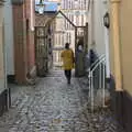 Cobbled street back to the church, Isobel's Birthday, Woodbridge, Suffolk - 2nd November 2020