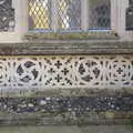 Interesting flint work on the church, Isobel's Birthday, Woodbridge, Suffolk - 2nd November 2020