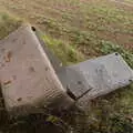 Abandoned sofa in a field, Pre-Lockdown in Station 119, Eye, Suffolk - 4th November 2020