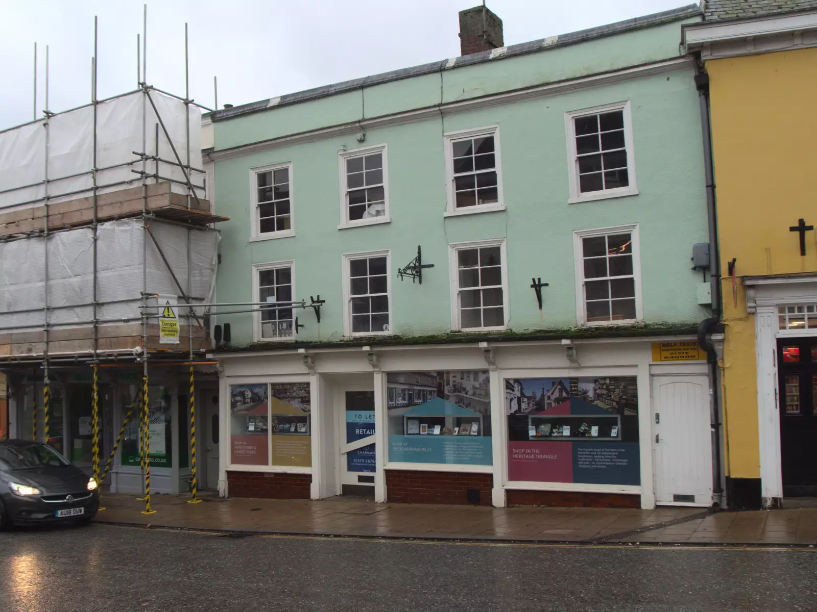 The former Hopgoods is in a state of disrepair, from Pre-Lockdown in Station 119, Eye, Suffolk - 4th November 2020