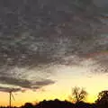 A nice sunset over the wind turbines, Pre-Lockdown in Station 119, Eye, Suffolk - 4th November 2020