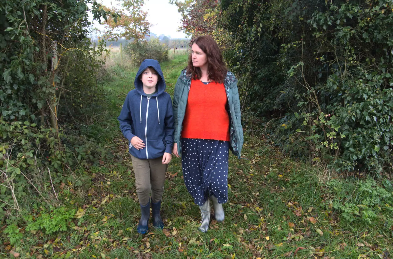 Fred and Isobel, from To See the Hairy Pigs, Thrandeston, Suffolk - 7th November 2020