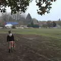 Harry walks across the field, To See the Hairy Pigs, Thrandeston, Suffolk - 7th November 2020