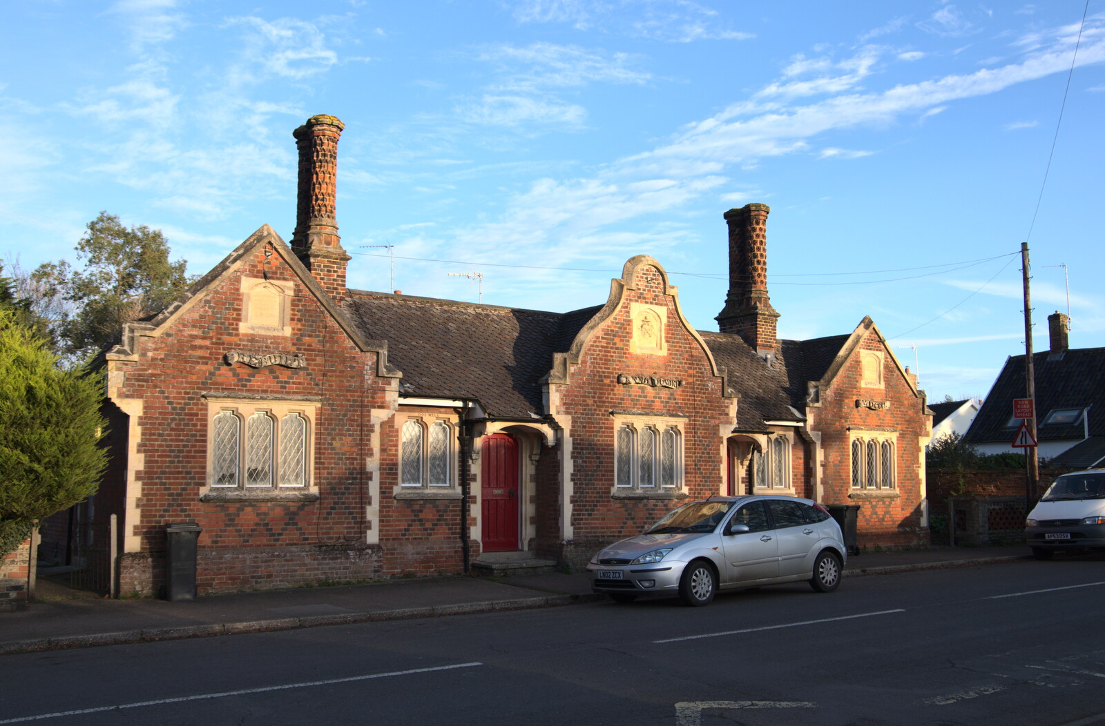 The Bedingfield Alms Houses on Lambseth Street from The Dereliction of Eye, Suffolk - 22nd November 2020