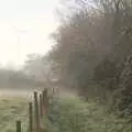 A misty path in Thrandeston, Frosty Rides and a Christmas Tree, Diss Garden Centre, Diss, Norfolk - 29th November 2020