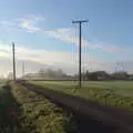 The road between Thrandeston and Mellis, Frosty Rides and a Christmas Tree, Diss Garden Centre, Diss, Norfolk - 29th November 2020