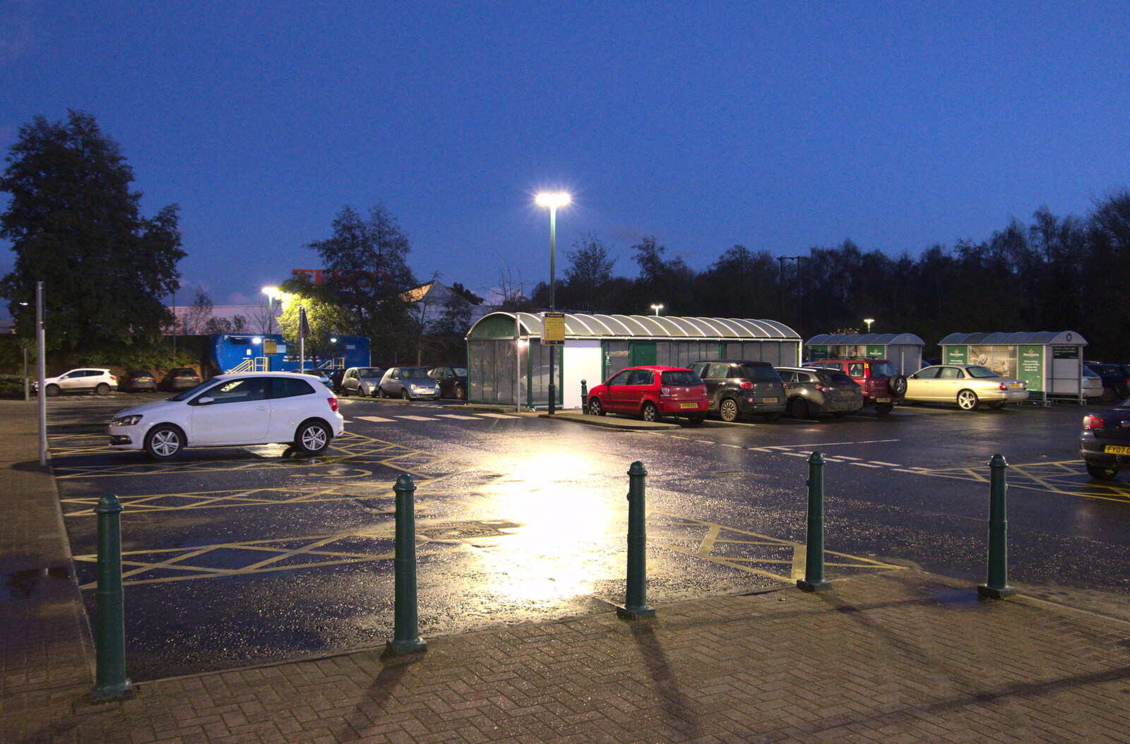 The joys of Morrisons' car park from A Return to the Oaksmere, Brome, Suffolk - 8th December 2020