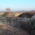 A gate and path off Yaxley Road, More Frosty Rides and the Old Mink Sheds, Brome, Suffolk - 10th December 2020