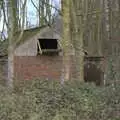 Part of a WWII airfield shed, More Frosty Rides and the Old Mink Sheds, Brome, Suffolk - 10th December 2020