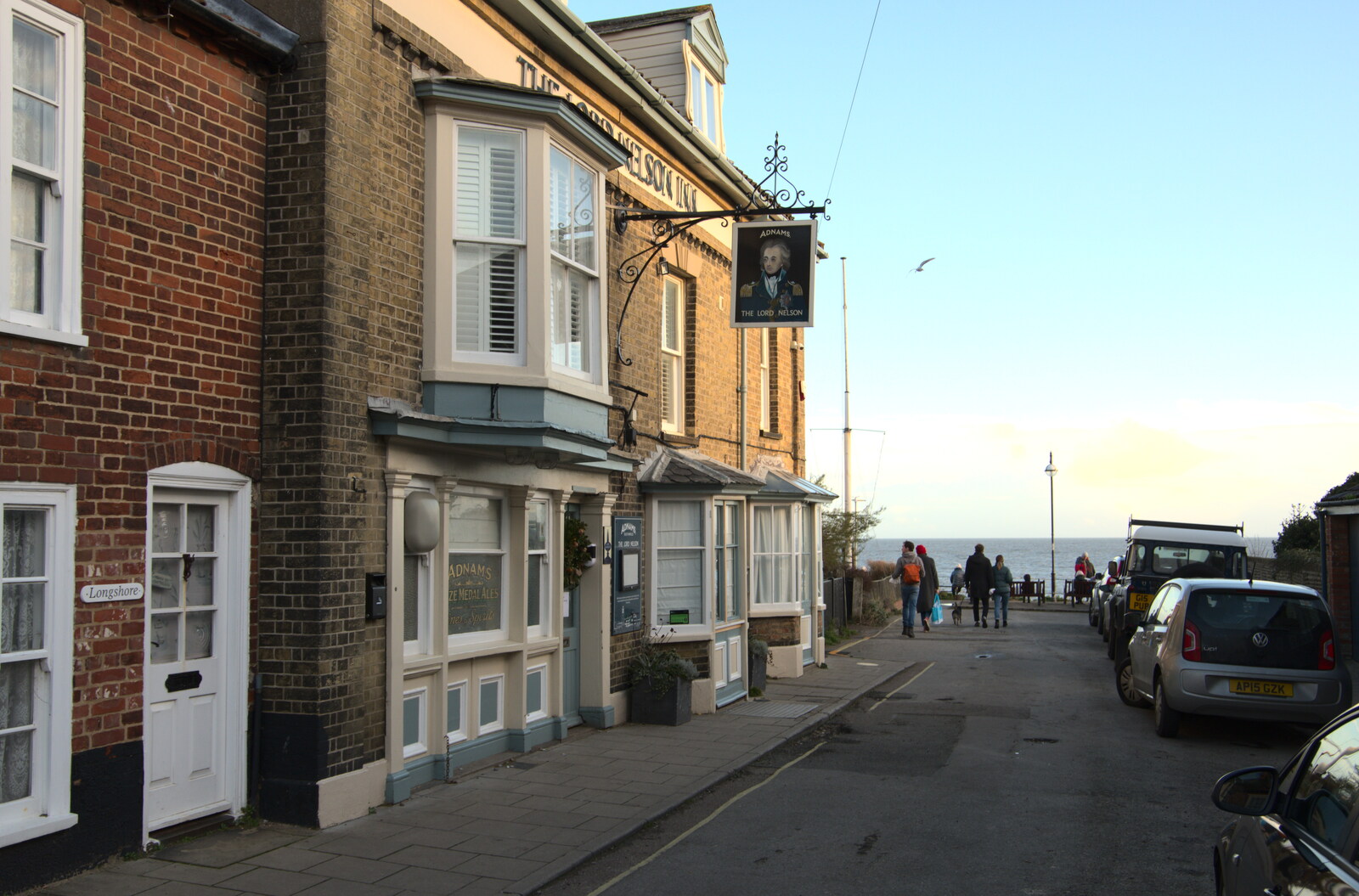 The sadly closed Lord Nelson pub from A Return to the Beach, Southwold, Suffolk - 20th December 2020