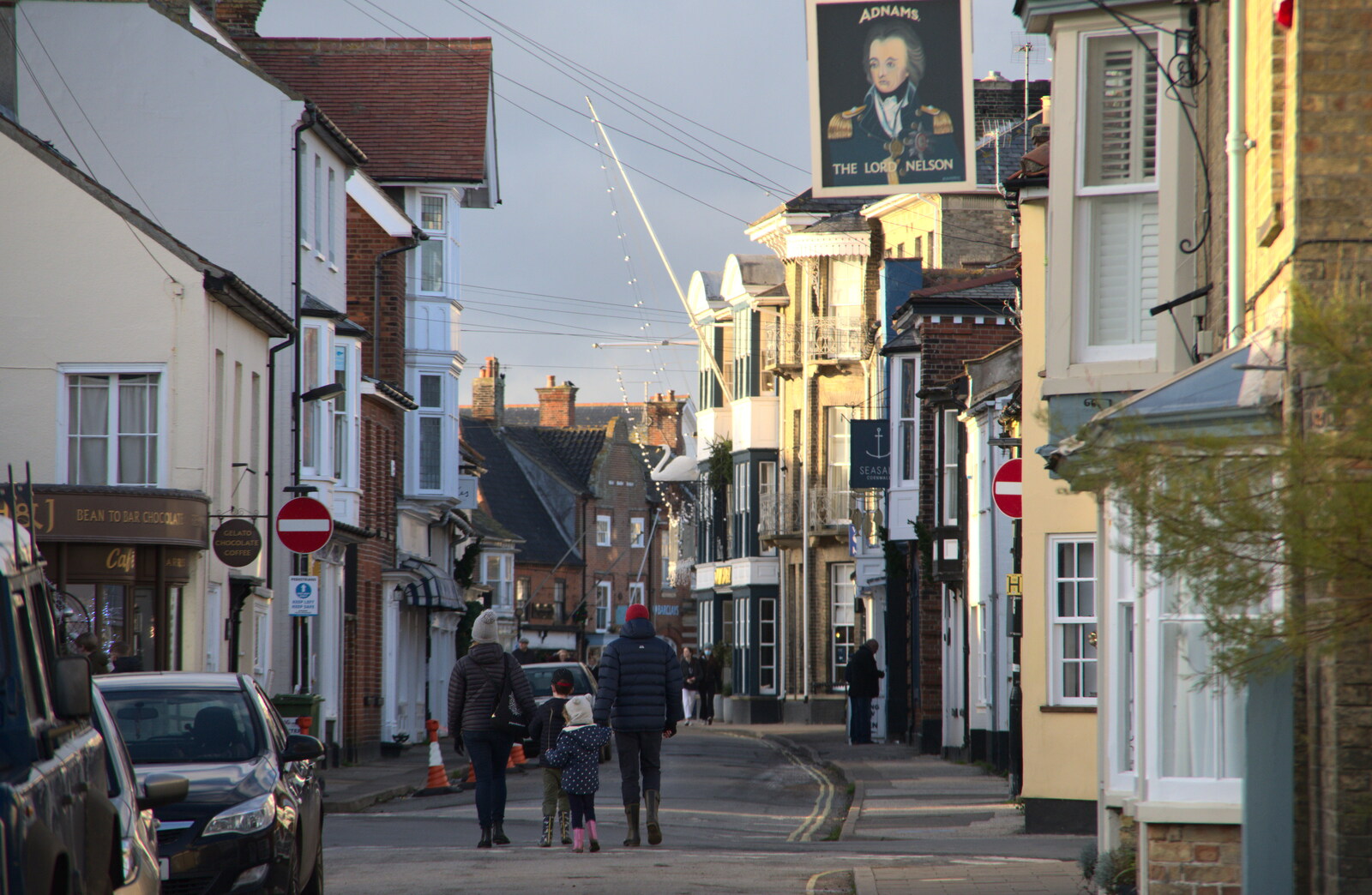 Looking up East Street from A Return to the Beach, Southwold, Suffolk - 20th December 2020