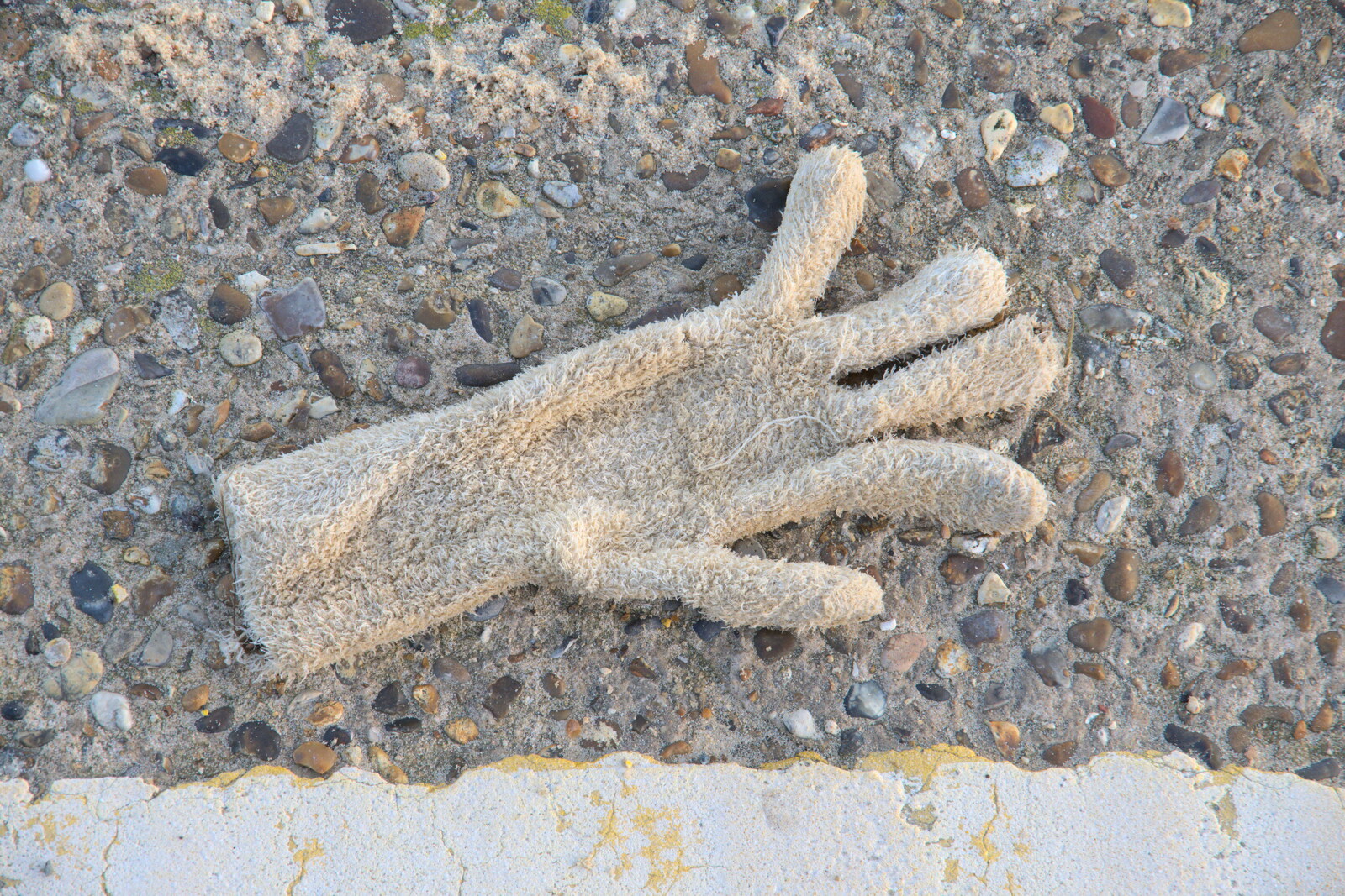 A discarded furry glove from A Return to the Beach, Southwold, Suffolk - 20th December 2020