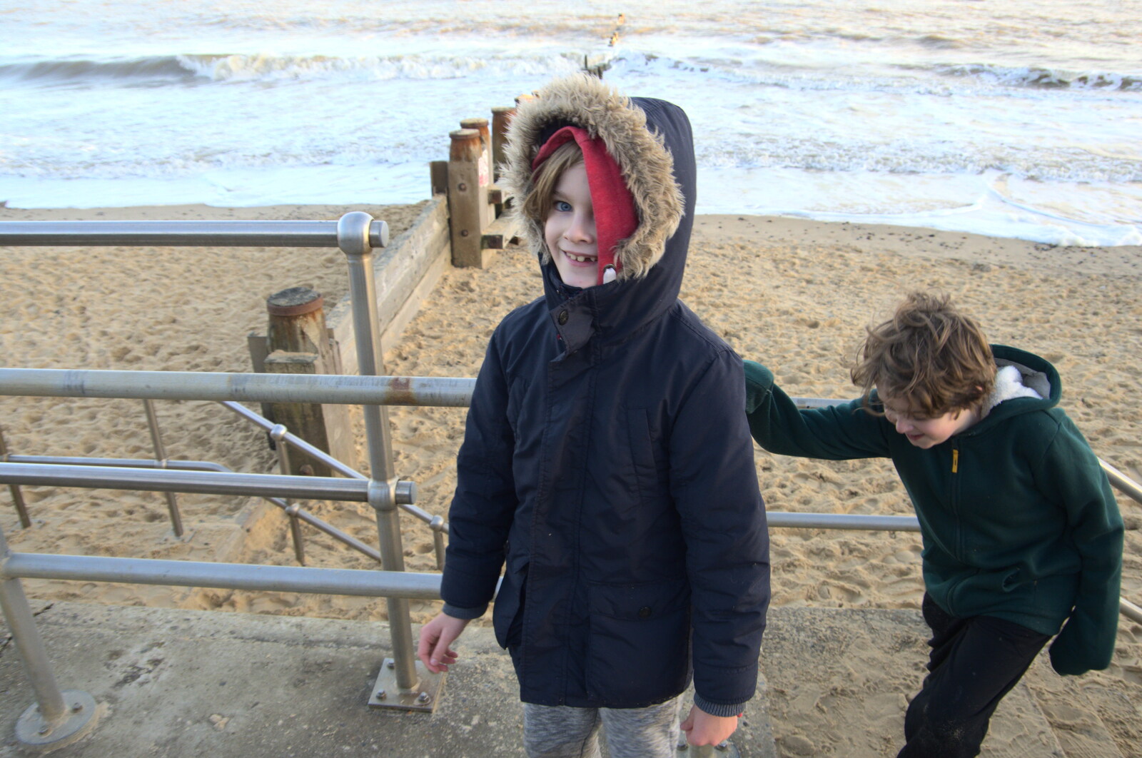 Harry McGap Face from A Return to the Beach, Southwold, Suffolk - 20th December 2020
