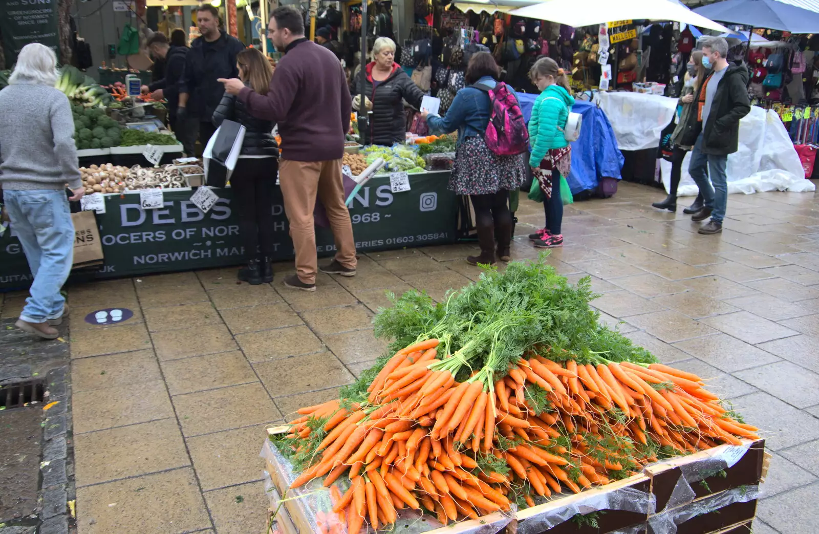 A bunch of carrots, from A Bit of Christmas Shopping, Norwich, Norfolk - 23rd December 2020