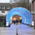 The big Issue seller roams around by the tunnel, A Bit of Christmas Shopping, Norwich, Norfolk - 23rd December 2020