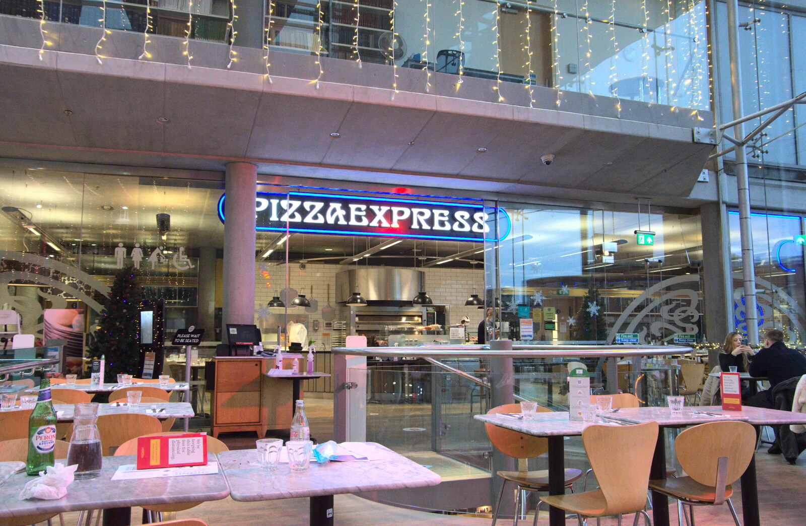 Pizza Express in the Forum from A Bit of Christmas Shopping, Norwich, Norfolk - 23rd December 2020