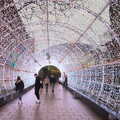 2020 Sparkling white lights in the tunnel