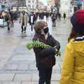 Fred with his sprout bazooka, A Bit of Christmas Shopping, Norwich, Norfolk - 23rd December 2020