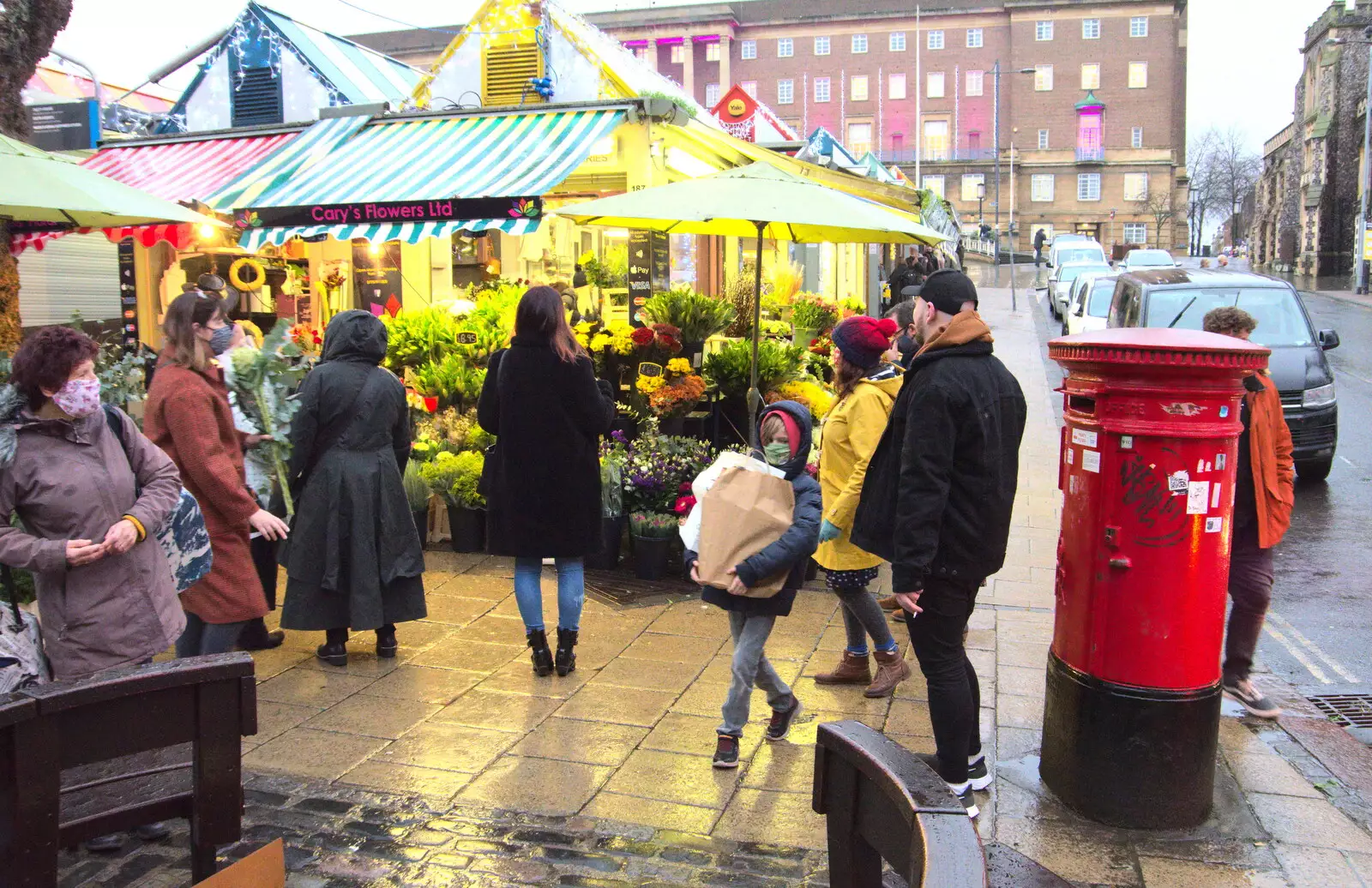 Harry carries some bags around, from A Bit of Christmas Shopping, Norwich, Norfolk - 23rd December 2020