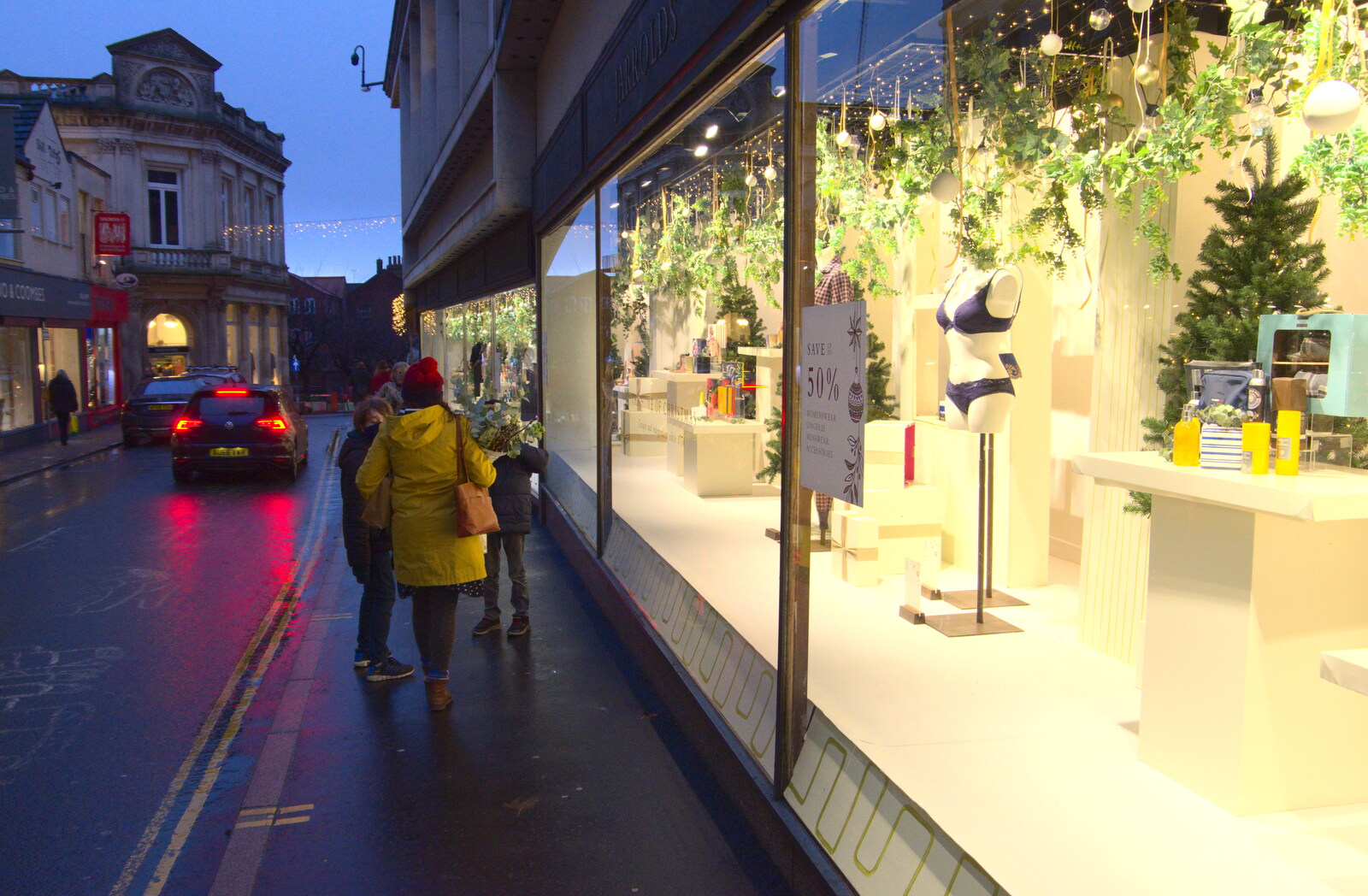 The bright windows of Jarrold from A Bit of Christmas Shopping, Norwich, Norfolk - 23rd December 2020