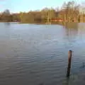 The field on Stuston Road has predictably flooded, The Christmas Eve Floods, Diss, Norfolk - 24th December 2020