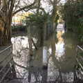 2020 The footpath was flooded to cycle-pedal level