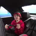 Harry's photo of Fred in the car, A Walk Around Redgrave and Lopham Fen, Redgrave, Suffolk - 3rd January 2021