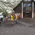 Isobel orders some hot chocolates and snacks, A Walk Around Redgrave and Lopham Fen, Redgrave, Suffolk - 3rd January 2021