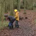 Fred rumages around , A Walk Around Redgrave and Lopham Fen, Redgrave, Suffolk - 3rd January 2021