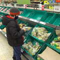 2021 Fred gets some pears in a depleted Morrisons